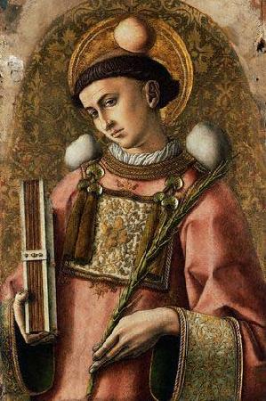 Carlo Crivelli Crivelli 1476 painting of Saint Stephen oil painting image